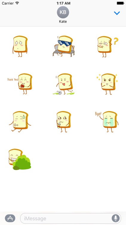 Lovely Sandwich Emoji Sticker