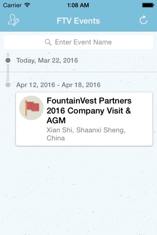 FountainVest Events screenshot 2