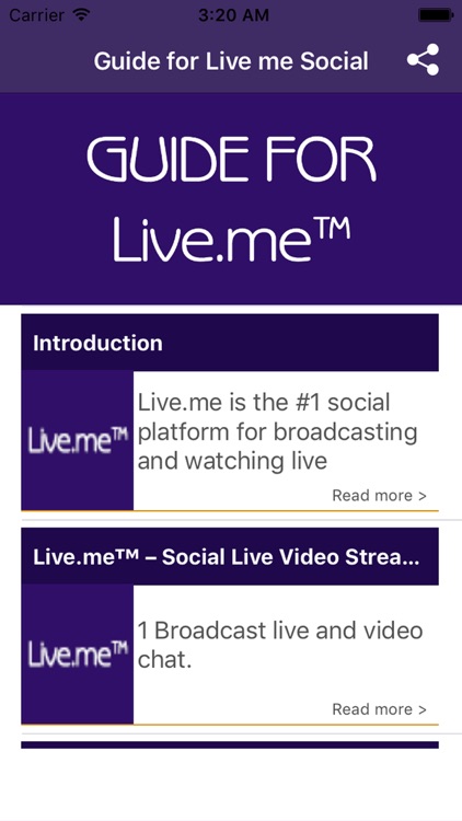 Guide for (Live.me Social Live Video Streaming)