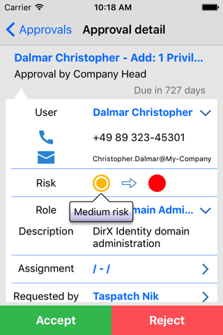 DirX Approvals screenshot 3