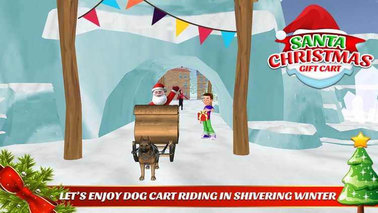 santa christmas gift cart : xmas gifts free game