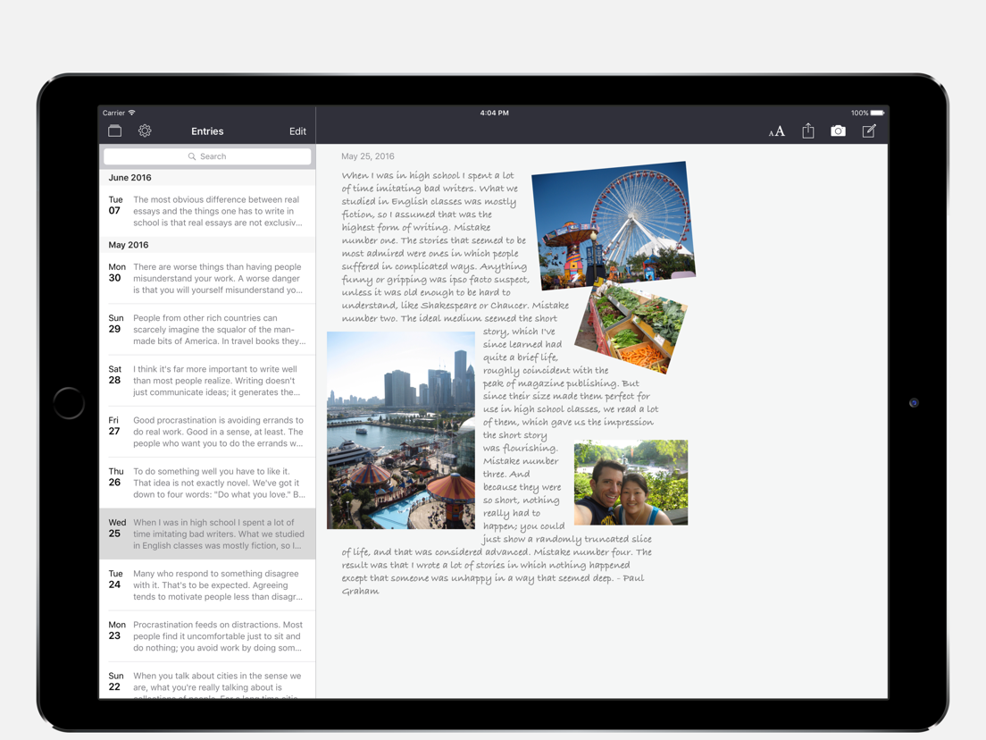 Chapters Notebooks for Writing App voor iPhone, iPad en iPod touch