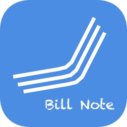 財布から出したお札の枚数を入力する家計簿アプリ - Bill Note