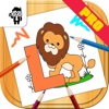Letters Kids Coloring Book Pro
