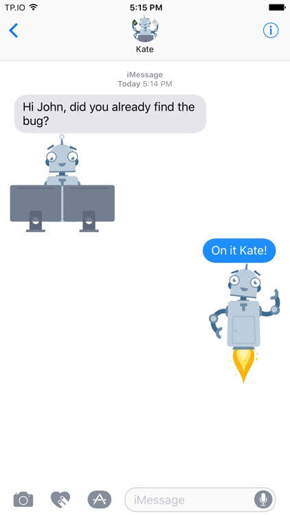 Lil' Robots Sticker