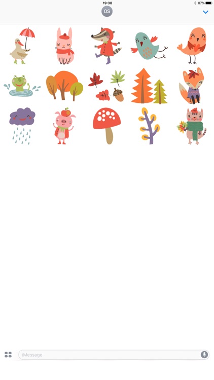 I love Autumn! Stickers