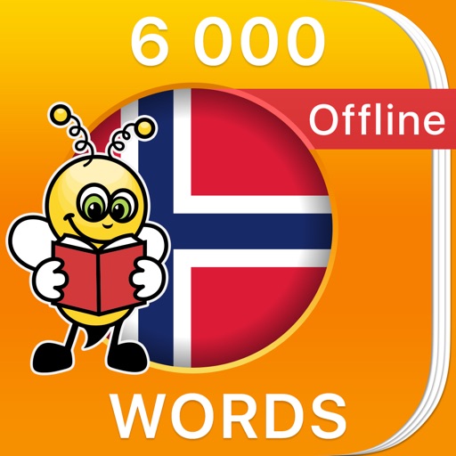 6000 Words - Learn Norwegian Language & Vocabulary Icon