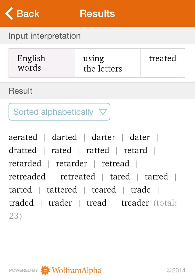 Wolfram Words Reference App screenshot 4