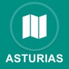 Asturias, Spain : Offline GPS Navigation