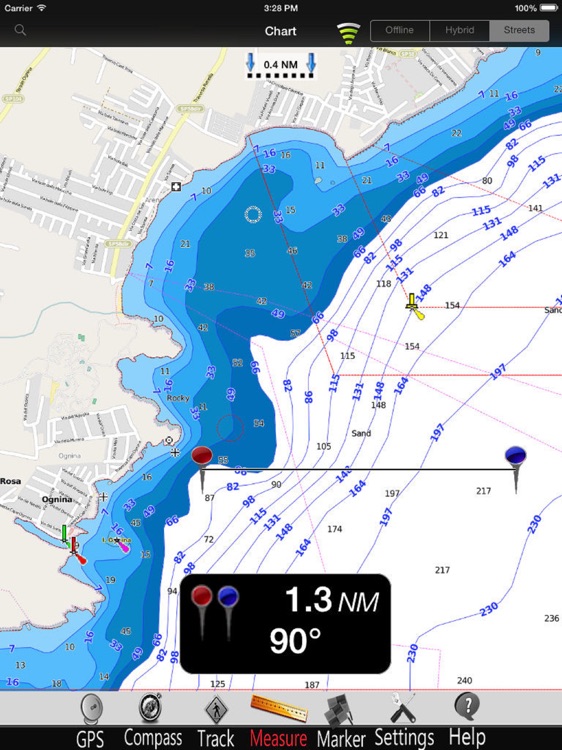 Sicily Is. Nautical Charts Pro