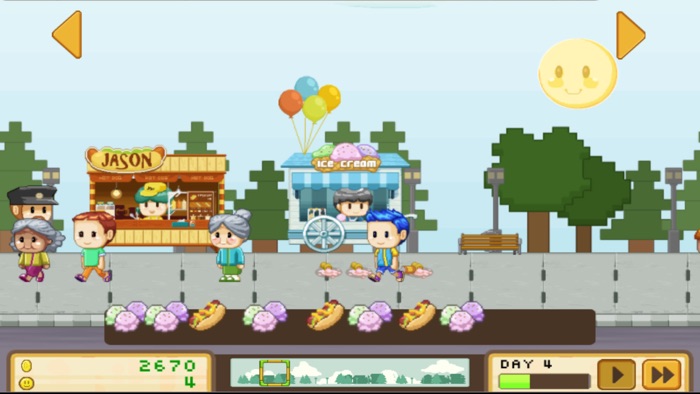 口袋商业美食街 模拟经营游戏