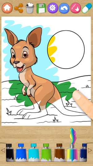 Animals magic coloring pages – kids colo