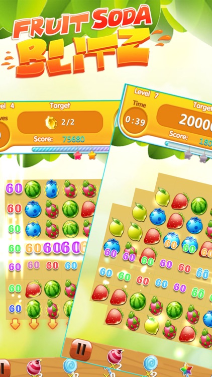 Fruit Soda Blitz-match puzzle