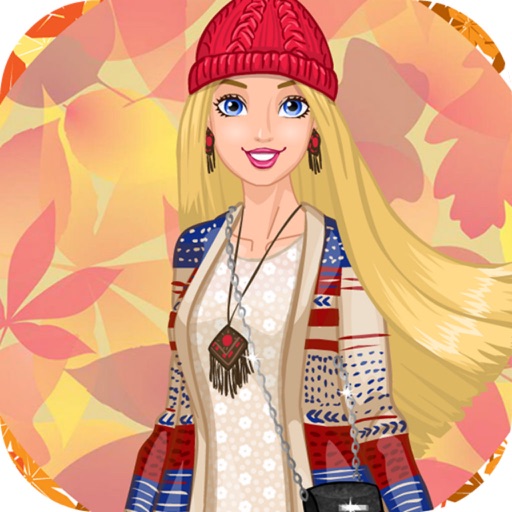 Autumn Street Fashion Icon - Beauty Makeup iOS App