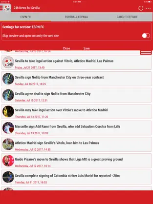 Screenshot 2 24h News for Sevilla FC iphone