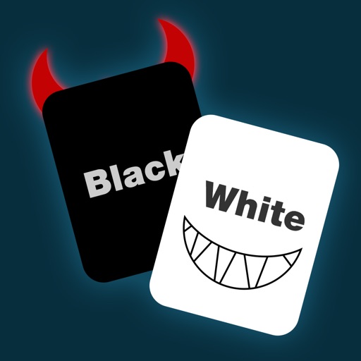 Black & White cards - free evil games