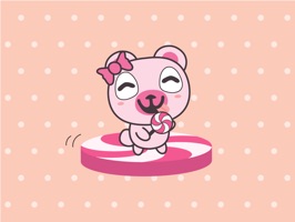 Lola is a Beary Pink Bear who will add joy and sweetness to your chat with friends with her cuteness ;)