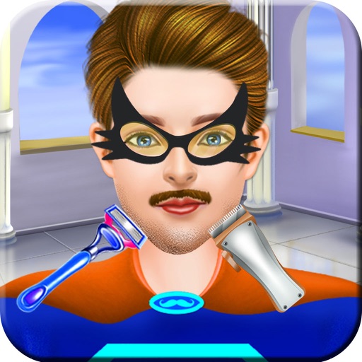 Superhero Beard Shave Salon iOS App