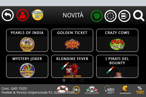 Pointbet Casinò screenshot 2