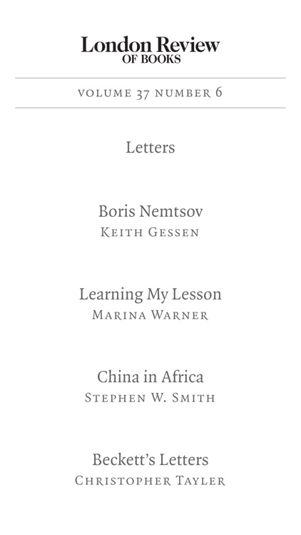 London Review of Books