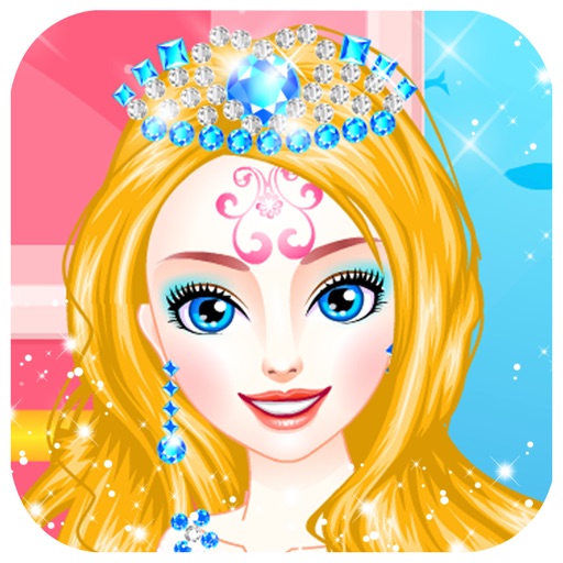 Fantasy fairy tale mermaid - Makeup game for kids icon