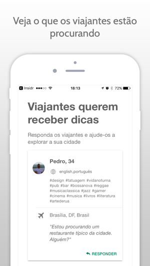 Insidr for Insiders - Ajude os viajantes(圖1)-速報App