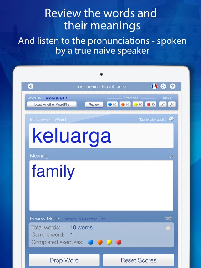 Learn Indonesian FlashCards for iPad(圖3)-速報App