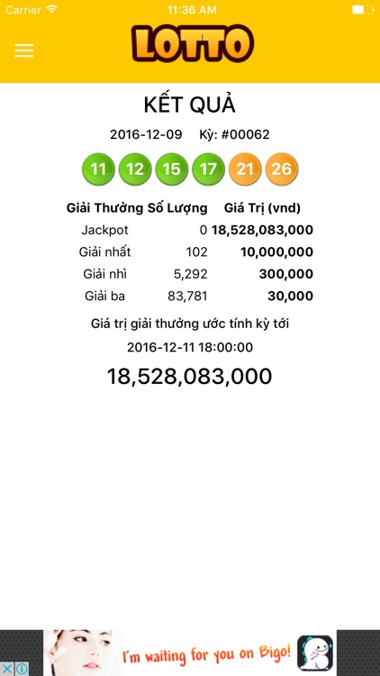 Xổ số điện toán Mega 645 Max 4D