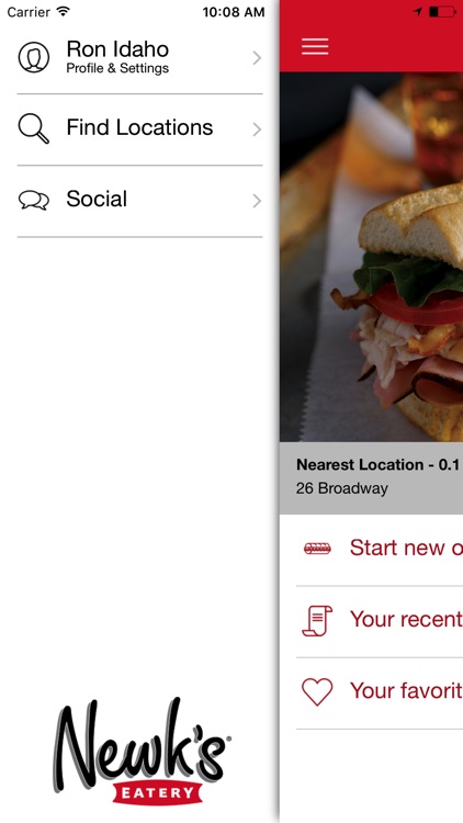 Newk's Eatery Ordering