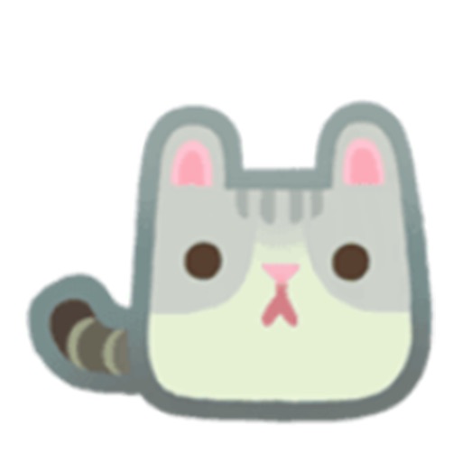 Cube Cat Sticker