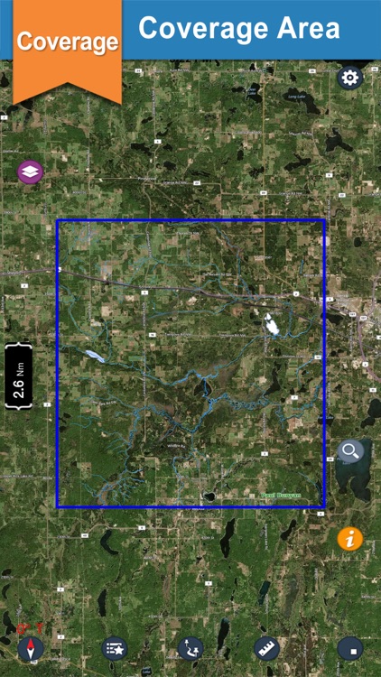 Grant Lake & Mississippi Headwaters offline charts