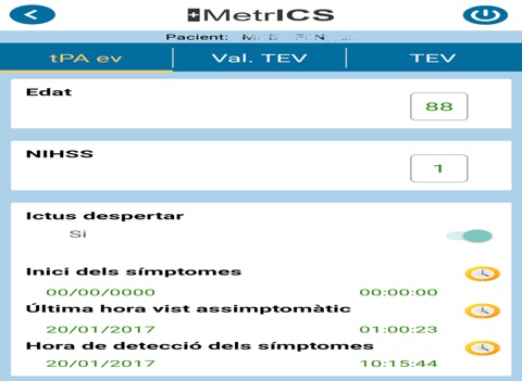 metrICS screenshot 2