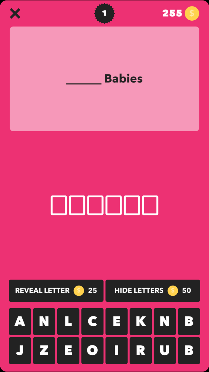 Trivia Pop 90s Blanks