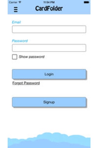 Cardfolder screenshot 2