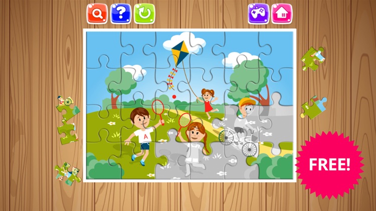 Funny Kids Jigsaw Puzzle For Preschool Toddlers