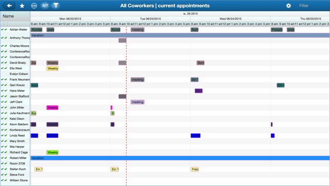 TimeFleX group calendar