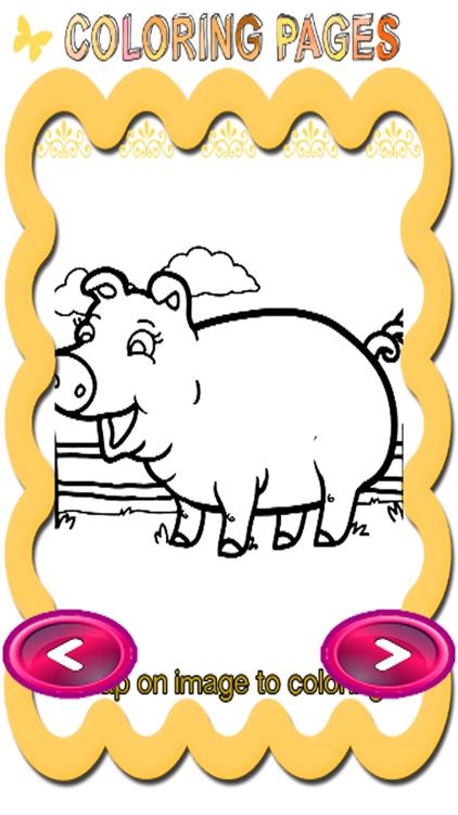 Coloring Little Pig Game For Children Version