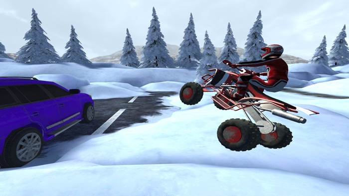 ATV Quad Bike Snow Parking Simulator 2017