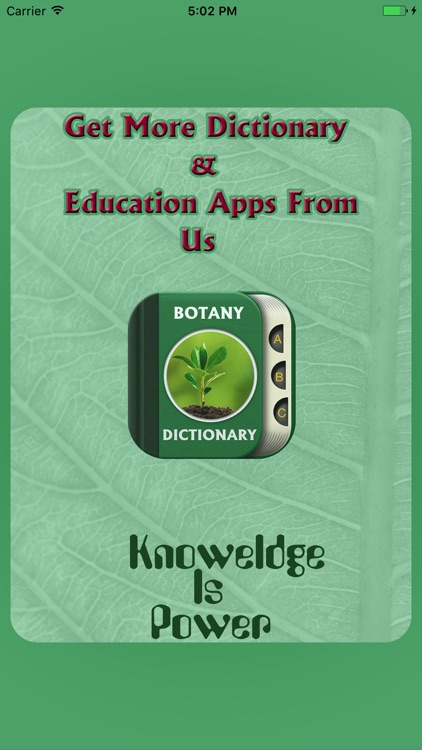 Botany Dictionary Free