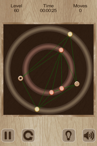 Untangle. Rings and Lines screenshot 2