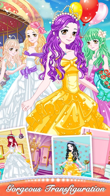 Long Hair Princess Dress Up Party - Girl Games