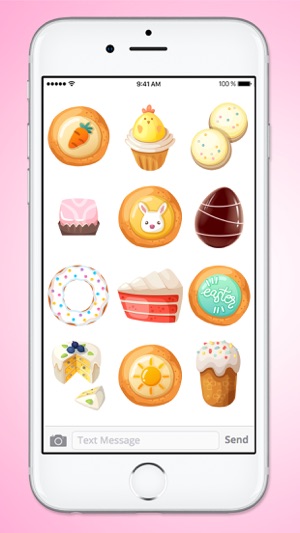 Easter Treats Cookies Cake and Candy Sticker Pack(圖3)-速報App