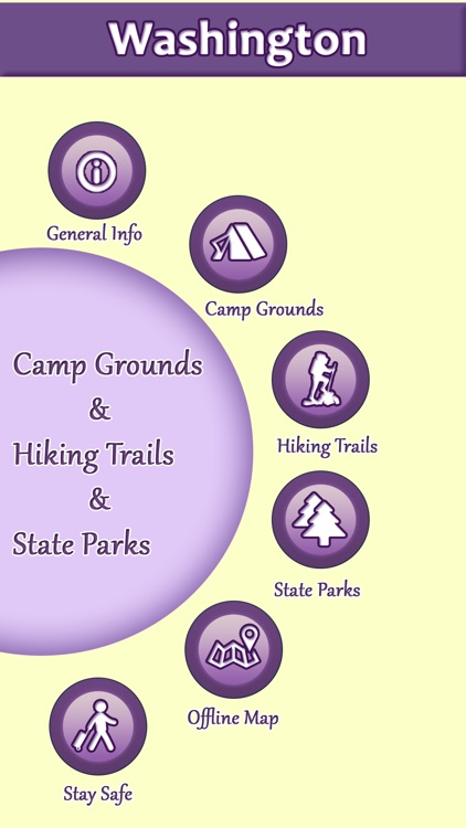 Washington Campgrounds & Hiking Trails,State Parks