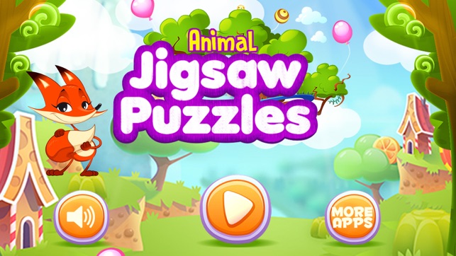 Animal Jigsaw Puzzles Kids Game(圖1)-速報App