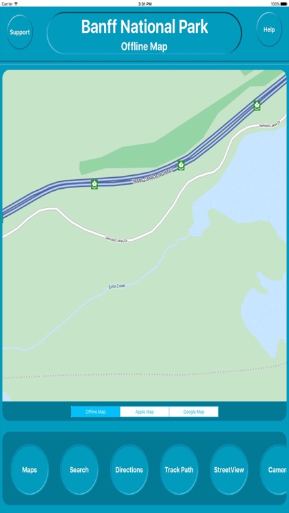 Banff National Park Offline City Maps Navigation