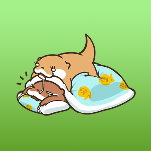 Lovely Otter Couple Stickers Vol 5 Icon