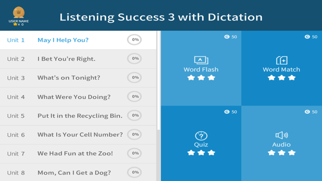 Listening Success 3 with Dictation(圖3)-速報App