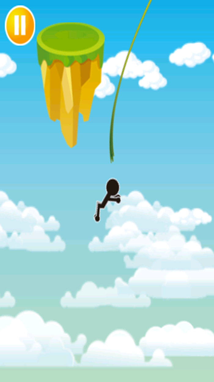 棒人間でターザン