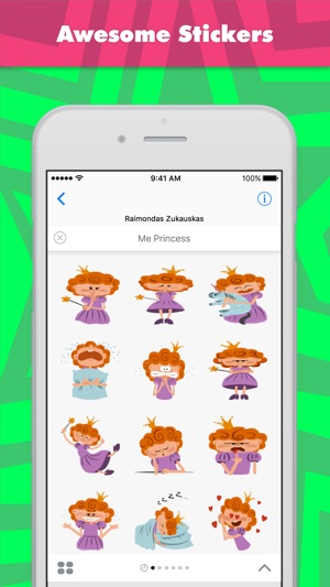 Me Princess stickers by Raimondas