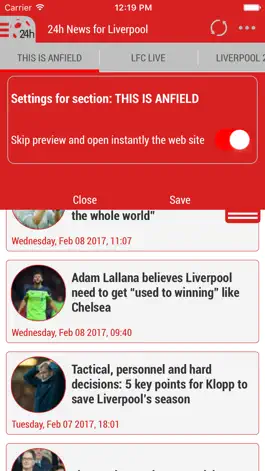 Game screenshot 24h News for Liverpool FC apk